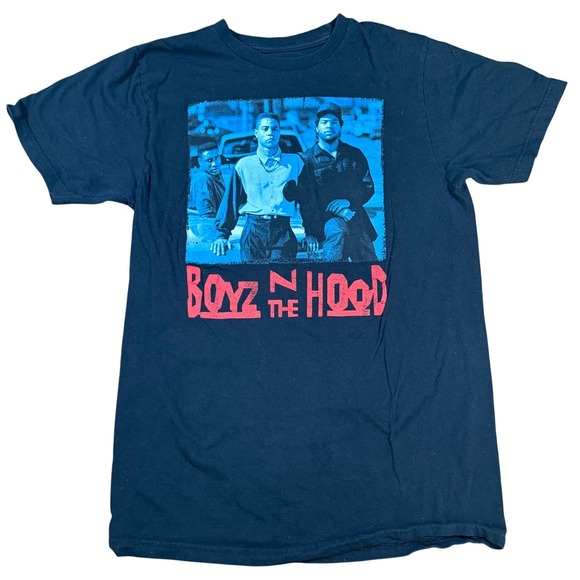 Boyz N The Hood Movie Graphic Print Black TShirt Size Medium Ripple Junction Tee - Picture 1 of 3